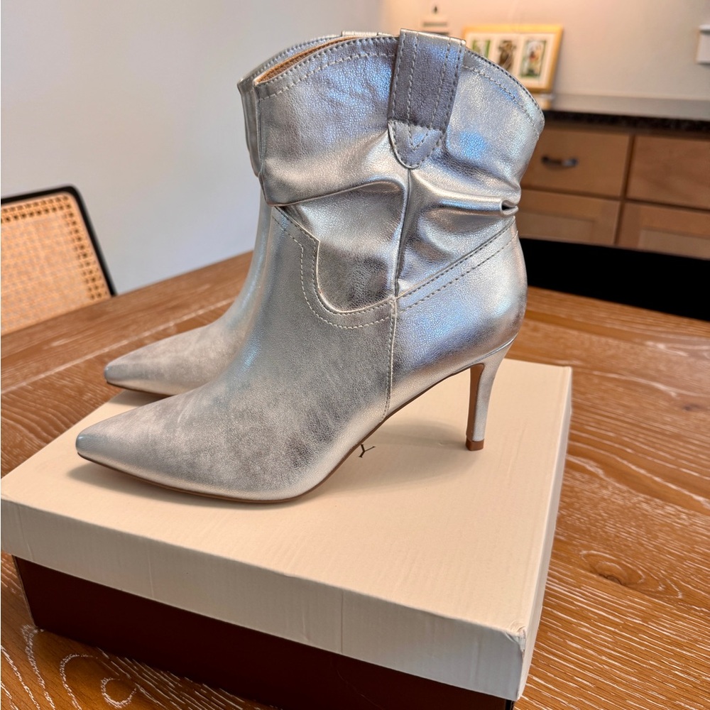 Silver Cowgirl Boots